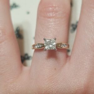 Yellow gold engagement ring!
